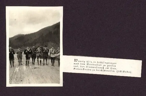 Fotoalbum mit 87 Fotografien, Grenzlandfahrt 1927, Wandervögel, Studenten, Deutschproben, Zigeuner, Tracht, Leutschau 15
