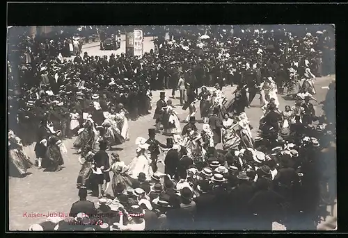 AK Wien, Kaiser-Jubiläums Huldigungs-Festzug 1908