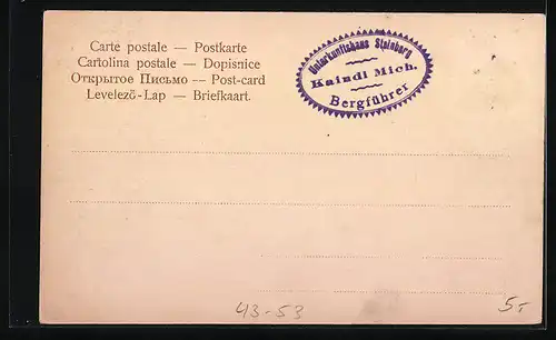 AK Schuhplattler auf der Alm, Unterinnthaler