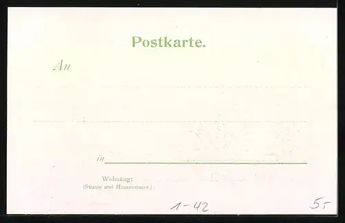 AK Portrait des Malers Adolf Menzel