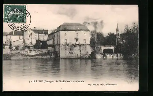 AK Le Bugue, Le Moulin bas et sa Cascade