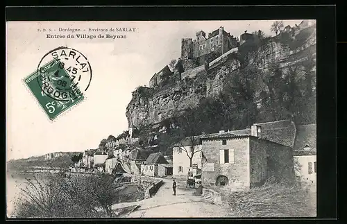 AK Beynac, Entrée du Village de Beynac