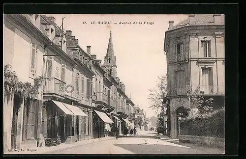 AK Le Bugue, Avenue de la Farge