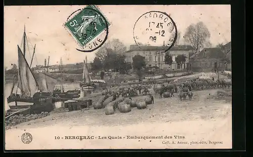 AK Bergerac, Les Quais, Embarquement des Vins