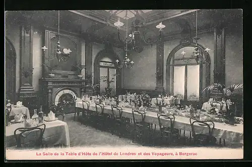 AK Bergerac, La Salle de la Table de l`Hotel de Londres et des Voyageurs
