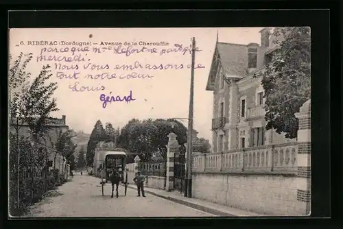 AK Ribérac, Avenue de la Charouffie