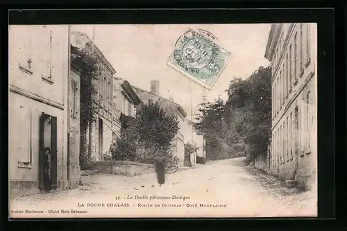 AK La Roche Chalais, Route de Coutras, Coté Monplaisir