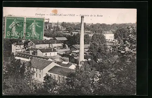 AK Corgnac-sur-l`Isle, Papeterie de la Roche