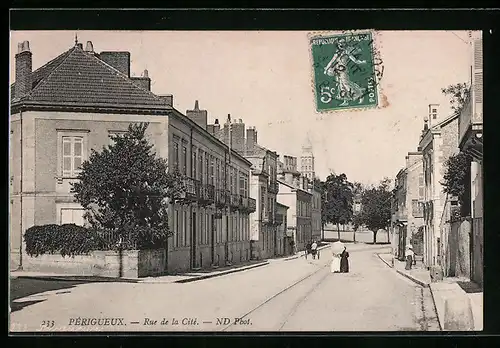 AK Périgueux, Rue de la Cité