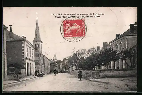 AK Thiviers, Avenue de Périgueux, Cours Complémentaire de Jeunes Filles