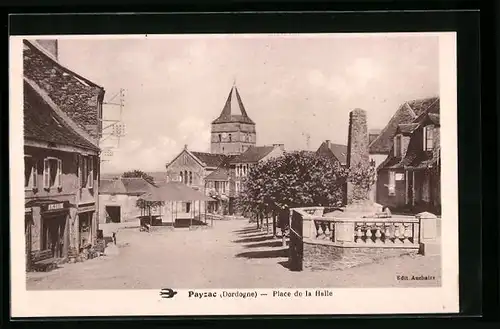 AK Payzac, Place de la Halle