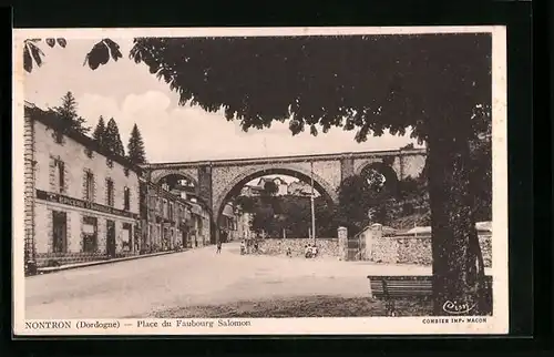 AK Nontron, Place du Faubourg Salomon