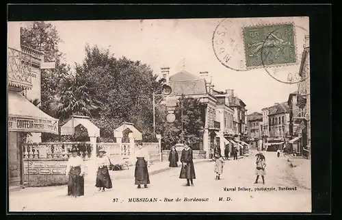 AK Mussidan, Rue de Bordeaux