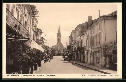 AK Mussidan, Avenue Gambetta