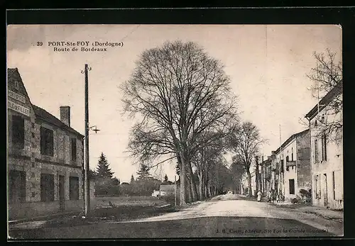 AK Port-Ste-Foy, Route de Bordeaux