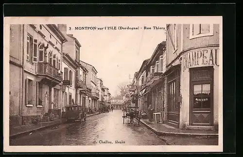 AK Montpon-sur-l`Isle, Rue Thiers