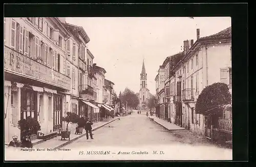 AK Mussidan, Avenue Gambetta
