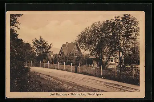 AK Bad Harzburg, Waldsiedlung Wolfsklippen