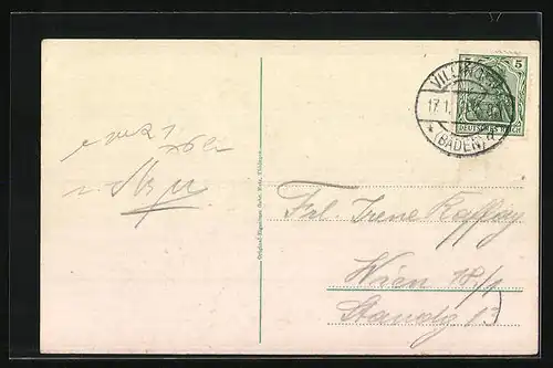 AK Villingen, Obere Strasse