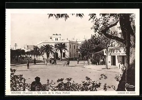 AK Sousse, Un coin de la Place Pichon