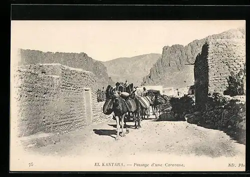 AK El Kantara, Passage d`une Caravane