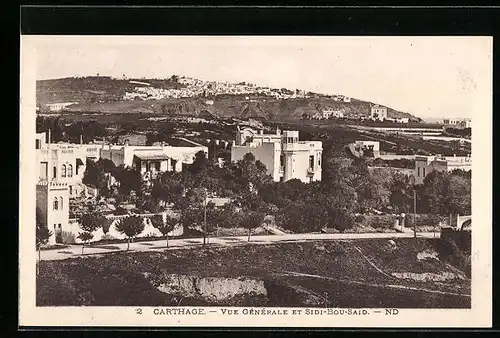 AK Carthage, Vue generale et sidi-bou-said