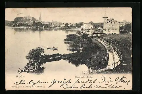 AK Plön, Ortspartie mit Biologische Station