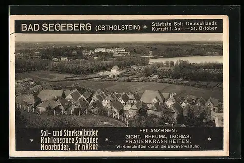 AK Segeberg /Ostholstein, Ortsansicht aus der Vogelschau