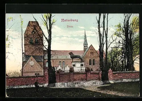 AK Ratzeburg, Ansicht vom Dom
