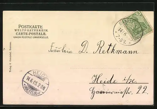 AK St. Peter, Ortsansicht mit Häusern