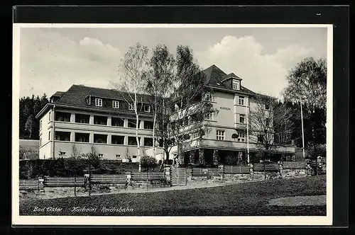 AK Bad Elster, Kurheim Reichsbahn
