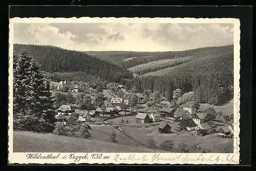 AK Wildenthal i. Erzgeb., Teilansicht