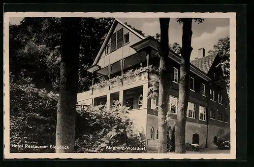 AK Siegburg-Wolsdorf, Hotel Restaurant Siegblick, Inh. W. Clarenz