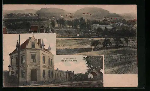 AK Siegburg-Wolsdorf a. Sieg, Totalansicht, Gastwirtschaft von Peter Kemp