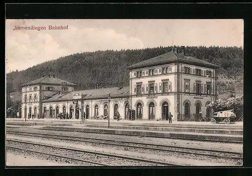 AK Immendingen, Partie am Bahnhof