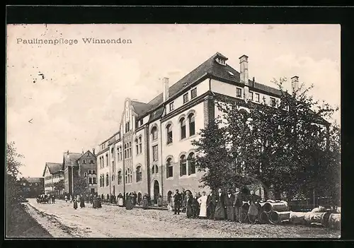 AK Winnenden, Strassenpartie mit der Paulinenpflege