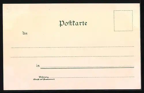 Lithographie Loerrach, Gr. Bezirksamt, Schloss Rötteln und Rittersaal im Schloss