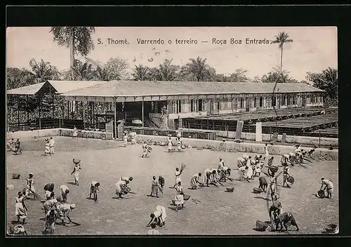 AK S. Thomé, Varrendo o terreiro, Roca Boa Entrada