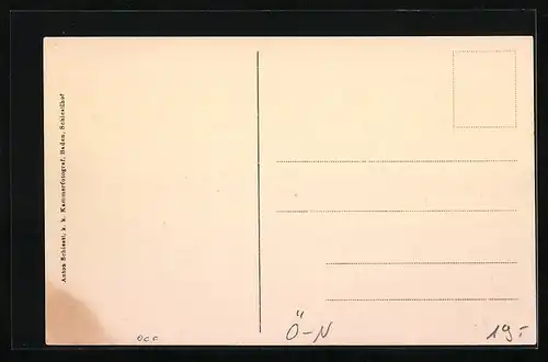 AK Baden b. Wien, Zur Erinnerung an das 50 jährige Gründungs-Fest 1862-1912, Turnverein Baden