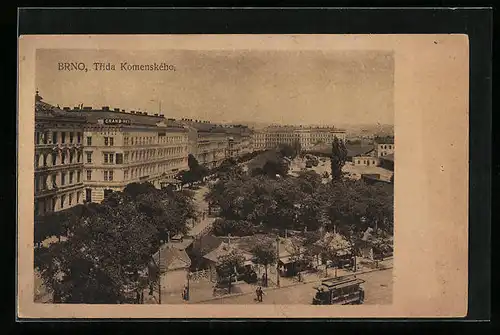 AK Brno, Trida Komenskeho, Strassenbahn