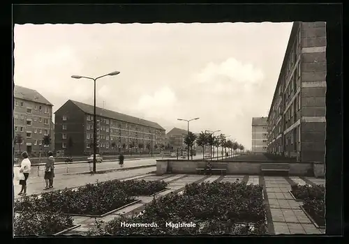 AK Hoyerswerda, Blick auf die Magistrale