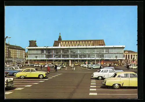 AK Dresden, Blick zum Kulturpalast