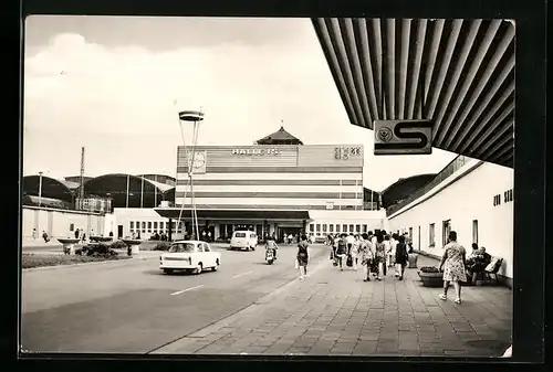 AK Halle /Saale, Ansicht vom Hauptbahnhof