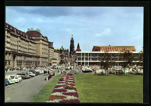 AK Dresden, Altmarkt mit Kulturpalast