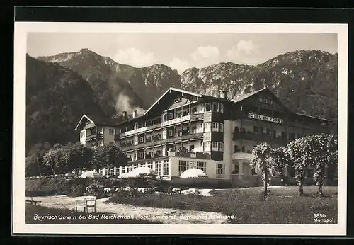 AK Bayrisch Gmain bei Bad Reichenhall, Hotel am Forst