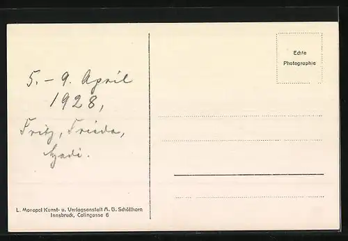 AK Bayrisch Gmain bei Bad Reichenhall, Hotel am Forst