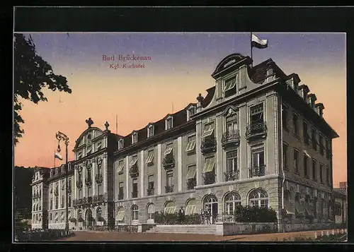 AK Bad Brückenau, Blick auf das Kgl. Kurhotel