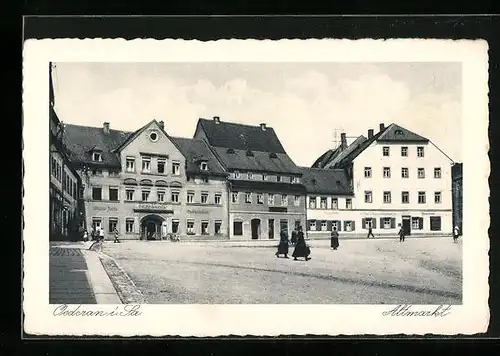 AK Oederan i. Sa., Partie am Altmarkt