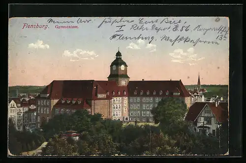 AK Flensburg, Blick zum Gymnasium