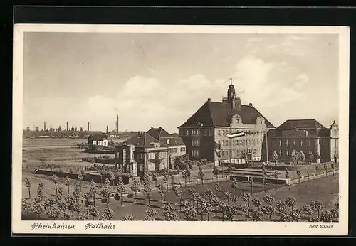 AK Rheinhausen, Blick auf das Rathaus